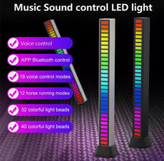 Sound Reactive Music Light Bars, Set of 2