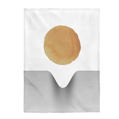Abstract Sun Art Plush Throw