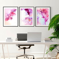 Abstract Art Prints, Set of 3