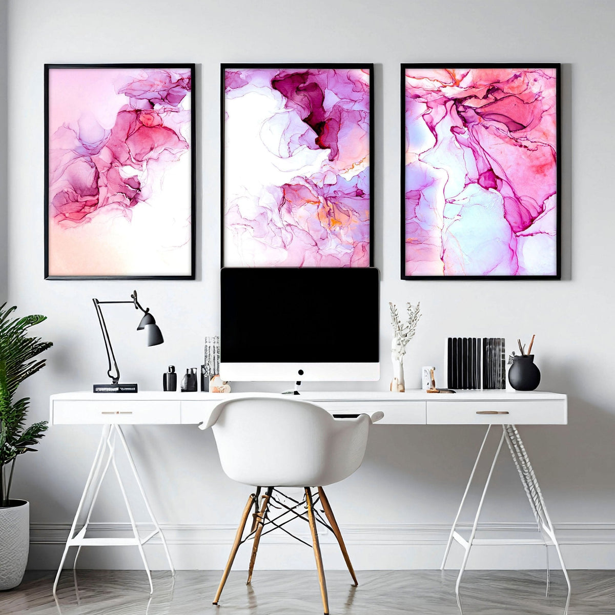 Abstract Art Prints, Set of 3