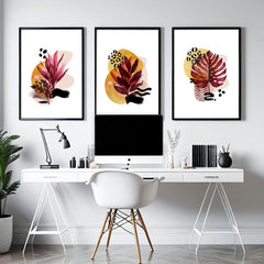 Framed Wall Art, Set of 3