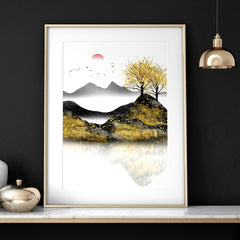 Japanese Wall Art, Set of 3