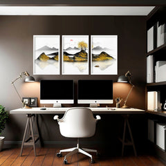 Japanese Wall Art, Set of 3