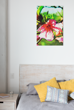 Lakeside Flowers Art Mug