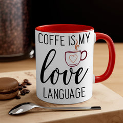Coffee Language Ceramic Mug